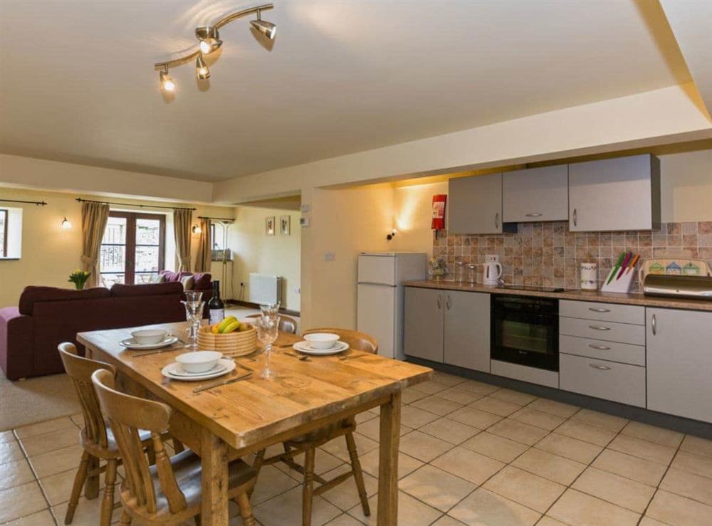 Open plan living/dining room/kitchen at The Byre in Airton, Nr Skipton., North Yorkshire