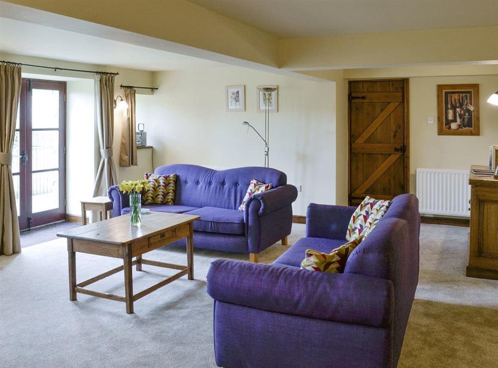 Spacious living room at The Byre in Airton, Nr Skipton., North Yorkshire