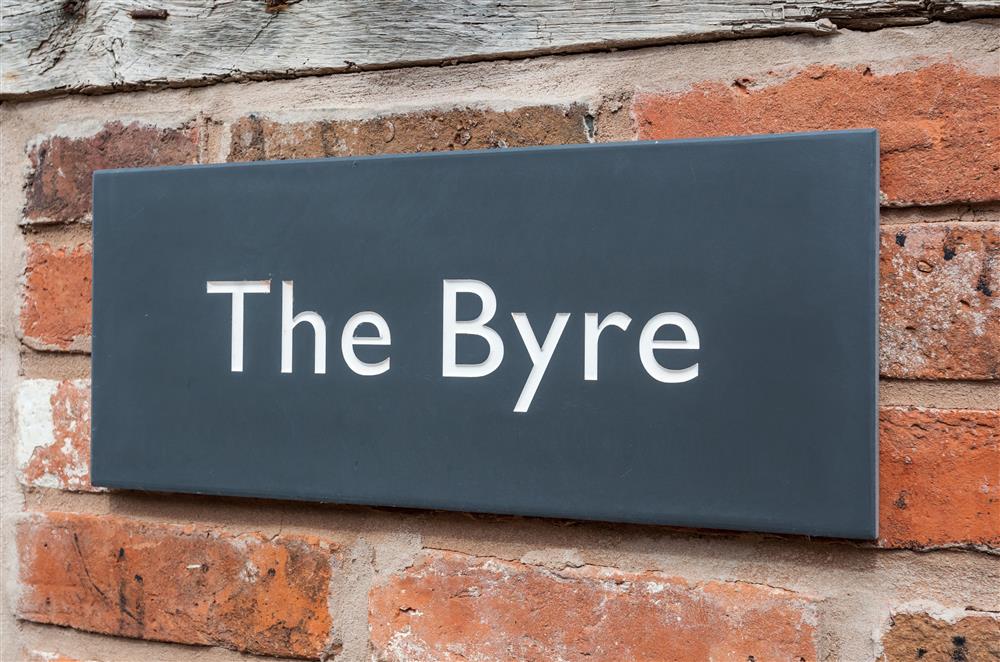 Signage for The Byre, Bridgnorth, Shropshire at The Byre, Bridgnorth