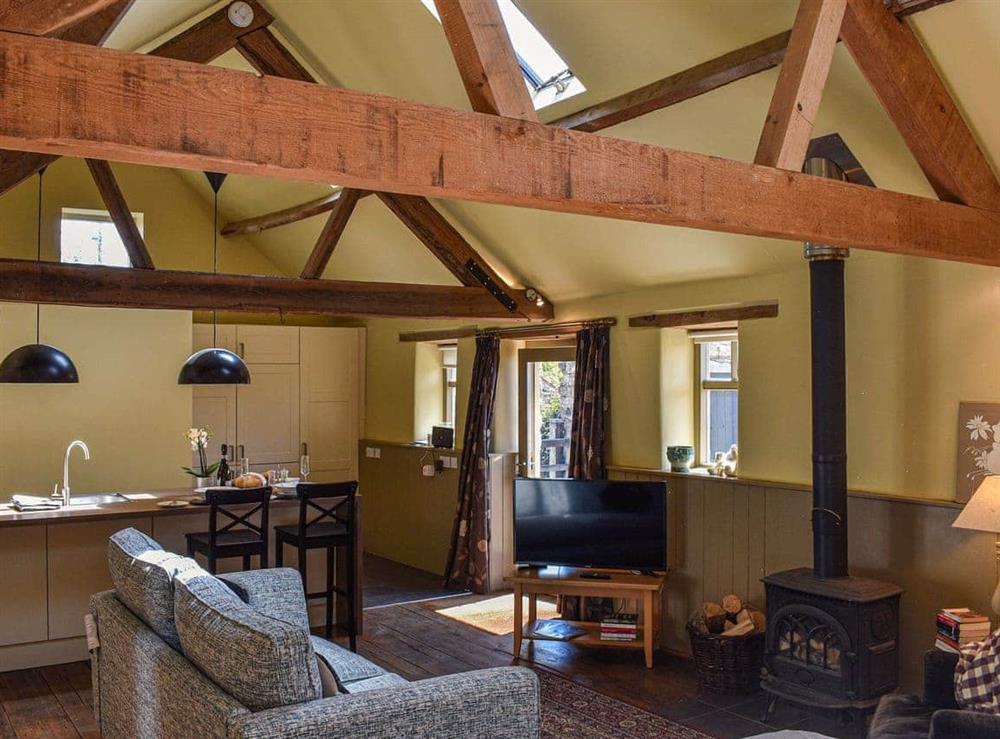 Open plan living space (photo 3) at The Byre in Helmsley, North Yorkshire