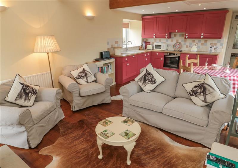 This is the living room at The Byre, Longwitton near Whalton