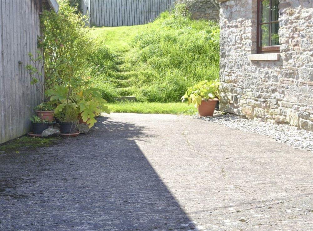 Courtyard to rear at The Byre in Newby, near Appleby-in-Westmorland, Cumbria