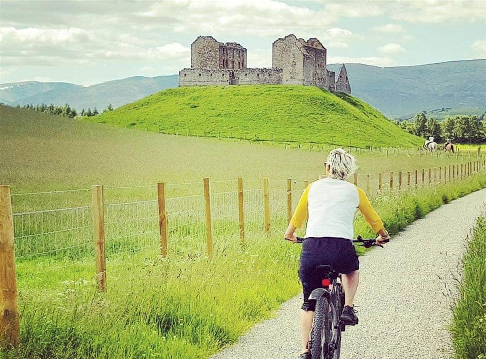 Historic local landmarks at The Byre in Newtonmore, Inverness-shire., Inverness-Shire