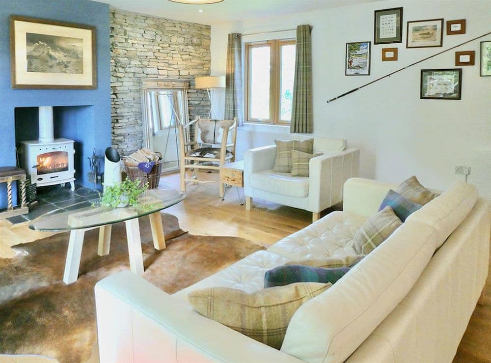Living room at The Byre in Newtonmore, Inverness-shire., Inverness-Shire