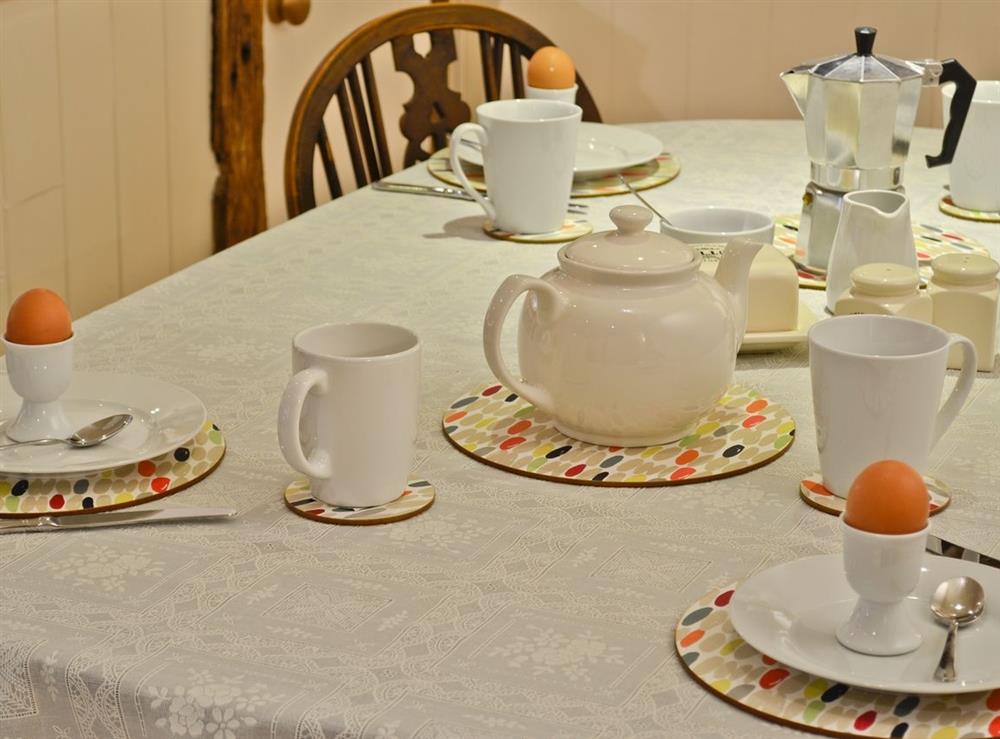 Dining Area at The Byre in Penycae, near Wrexham, Great Britain