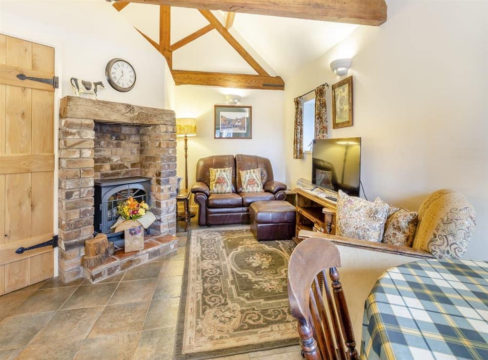 Living area at The Byre in Shrewsbury, Shropshire
