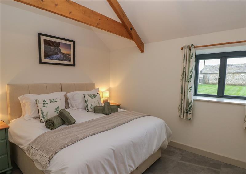 One of the 2 bedrooms at The Byre, St Brides Major