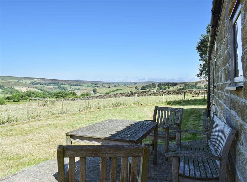 Wonderful far reaching countryside views at The Byre in Westerdale, near Castleton, North Yorkshire