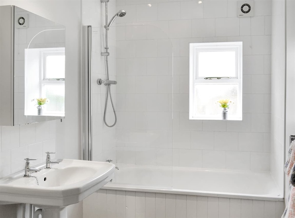Bathroom at The Byre in Woodhouses, near Bishop Auckland, Durham