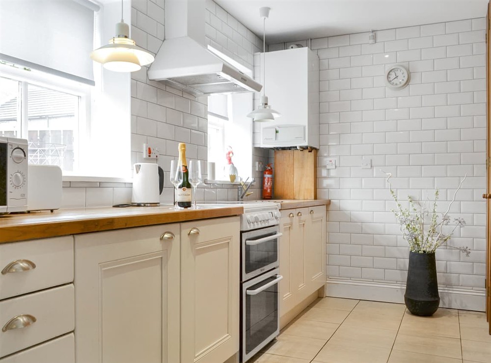 Kitchen at The Byre in Woodhouses, near Bishop Auckland, Durham