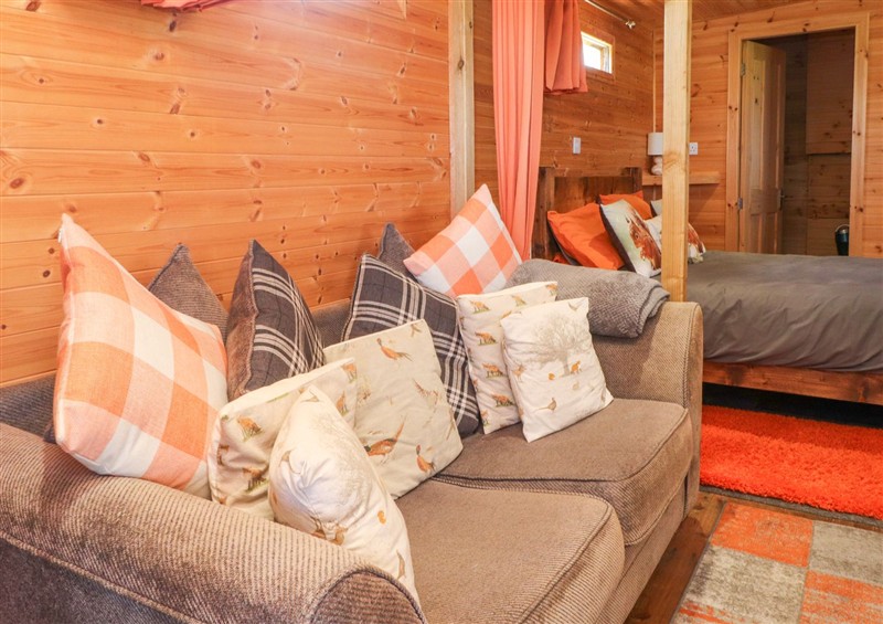 This is the living room at The Cabin, Amlwch