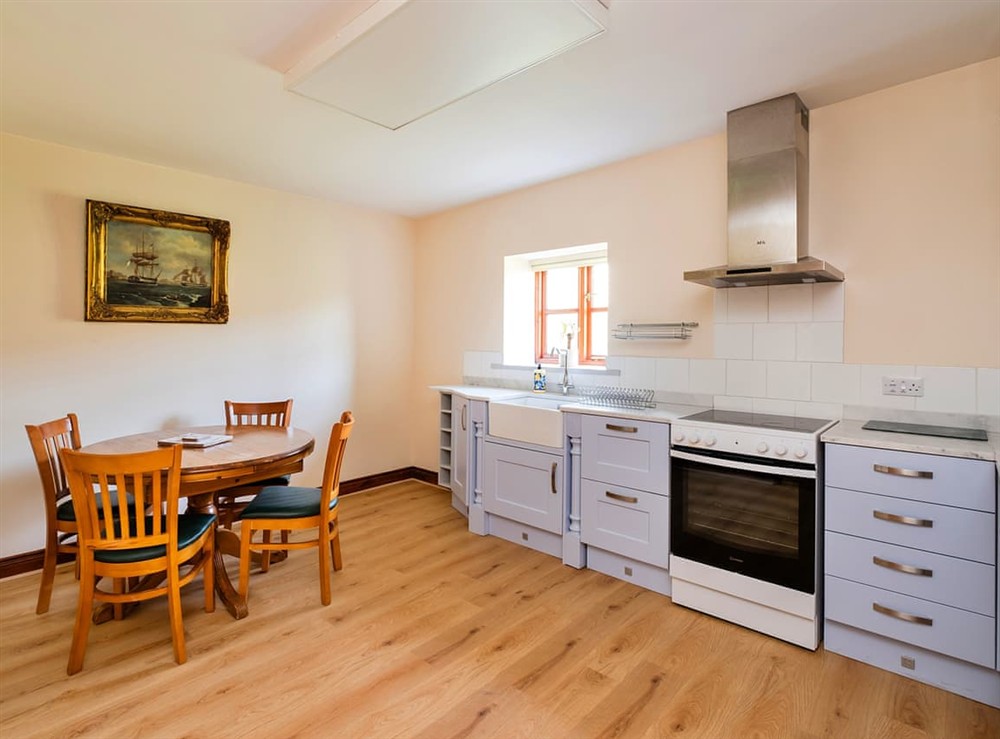 Kitchen at The Cabin at Riverbend in Craven Arms, Shropshire