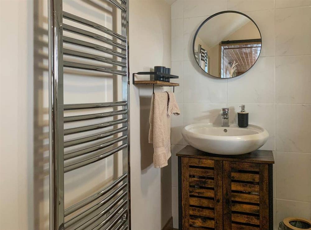 Shower room (photo 2) at The Cabin in Boyton, near Launceston, Cornwall