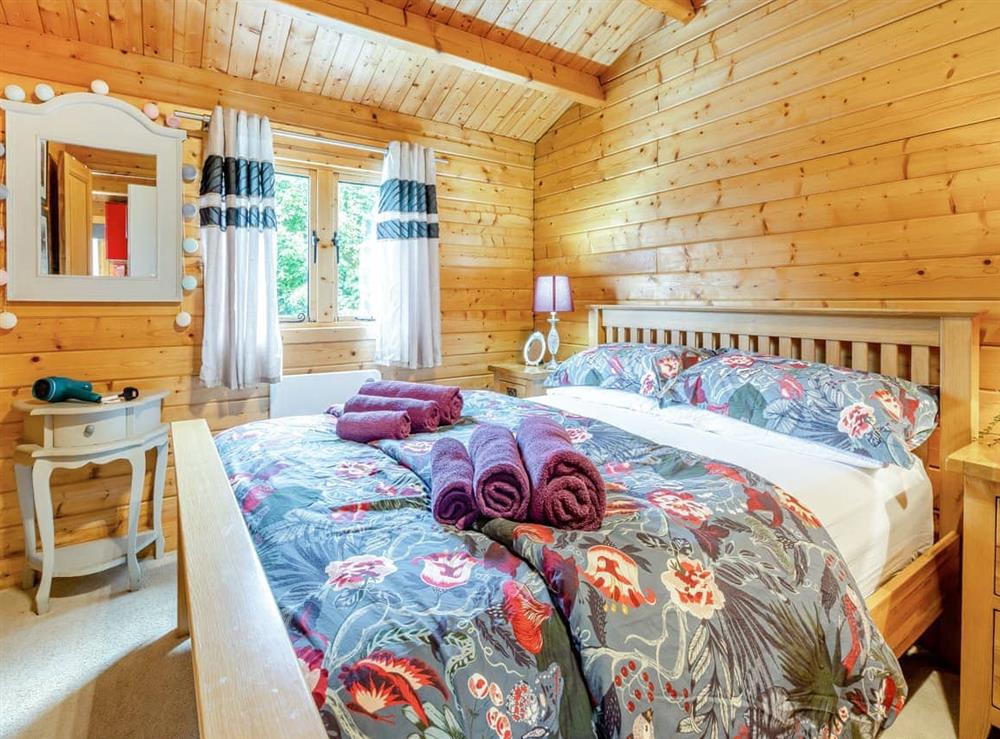 Double bedroom at The Cabin Cefn Mawr in Cefn Mawr, near Newtown, Powys