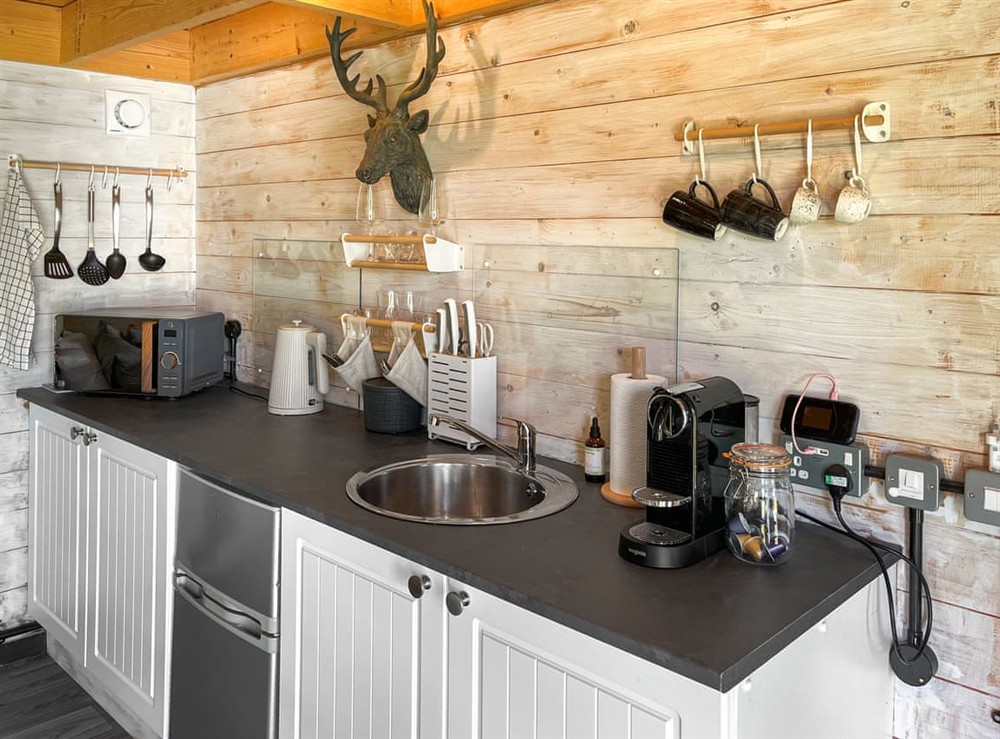 Kitchen at The Cabin in Cockermouth and the North West Fells, Cumbria