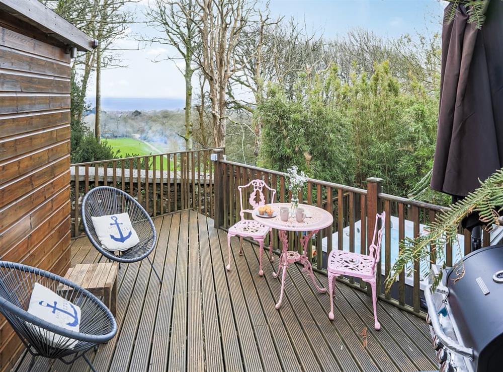 Terrace at The Cabin in Penzance, Cornwall
