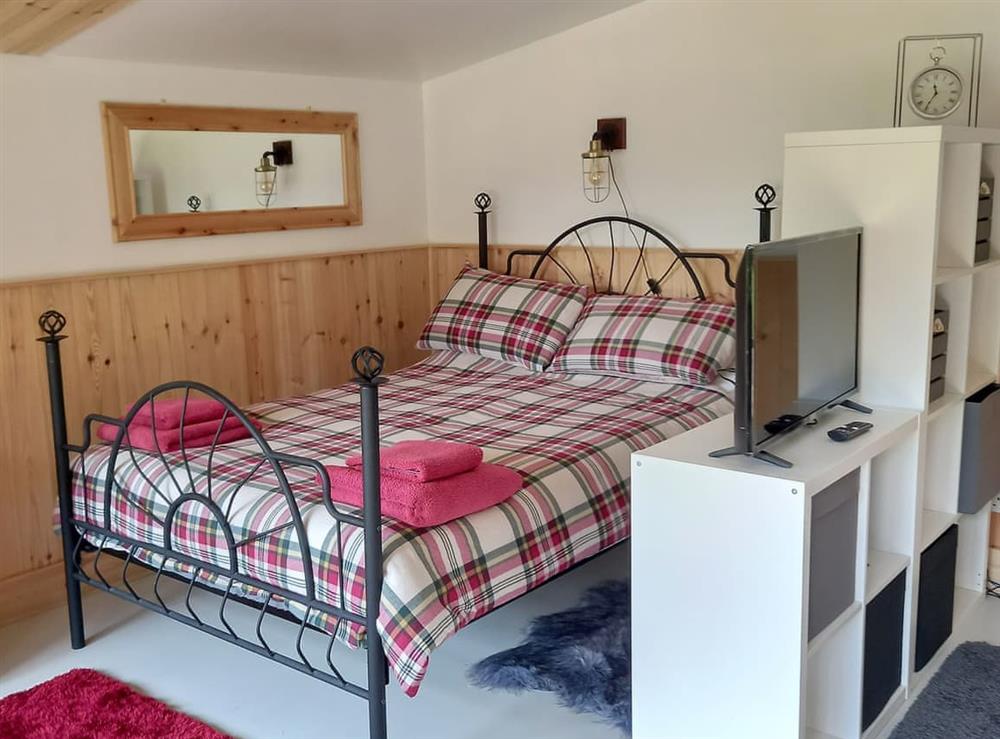 Double bedroom at The Cabin in Sandwich, Kent
