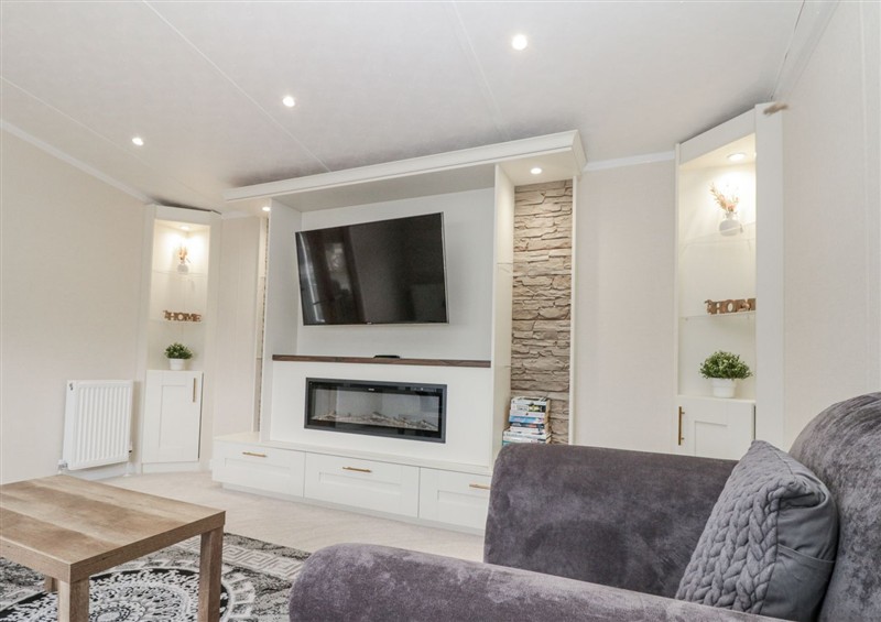 Enjoy the living room at The Cabin, Thornton Dale
