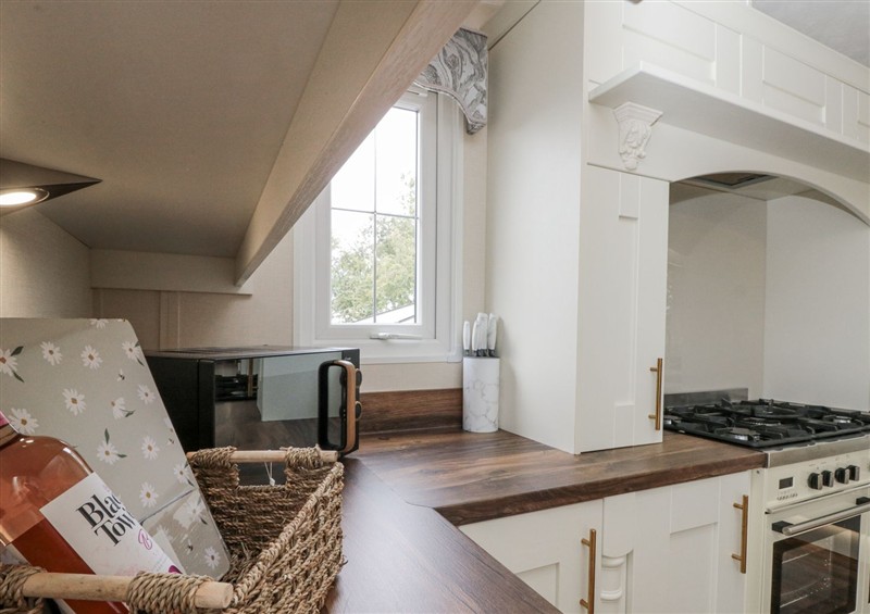 The kitchen at The Cabin, Thornton Dale
