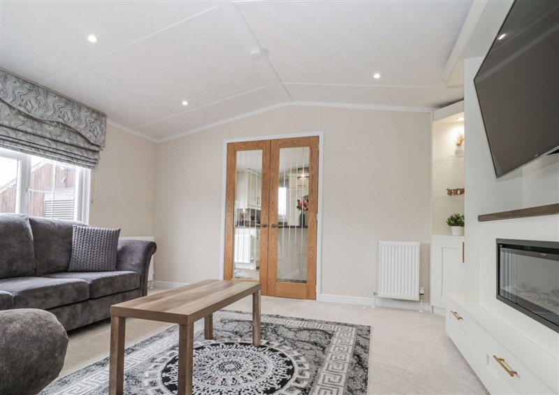 The living room at The Cabin, Thornton Dale