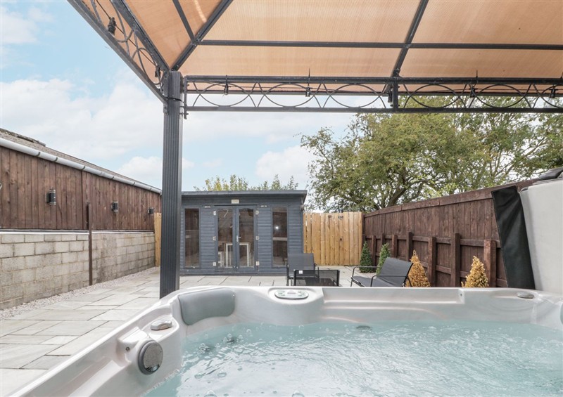 There is a swimming pool at The Cabin, Thornton Dale