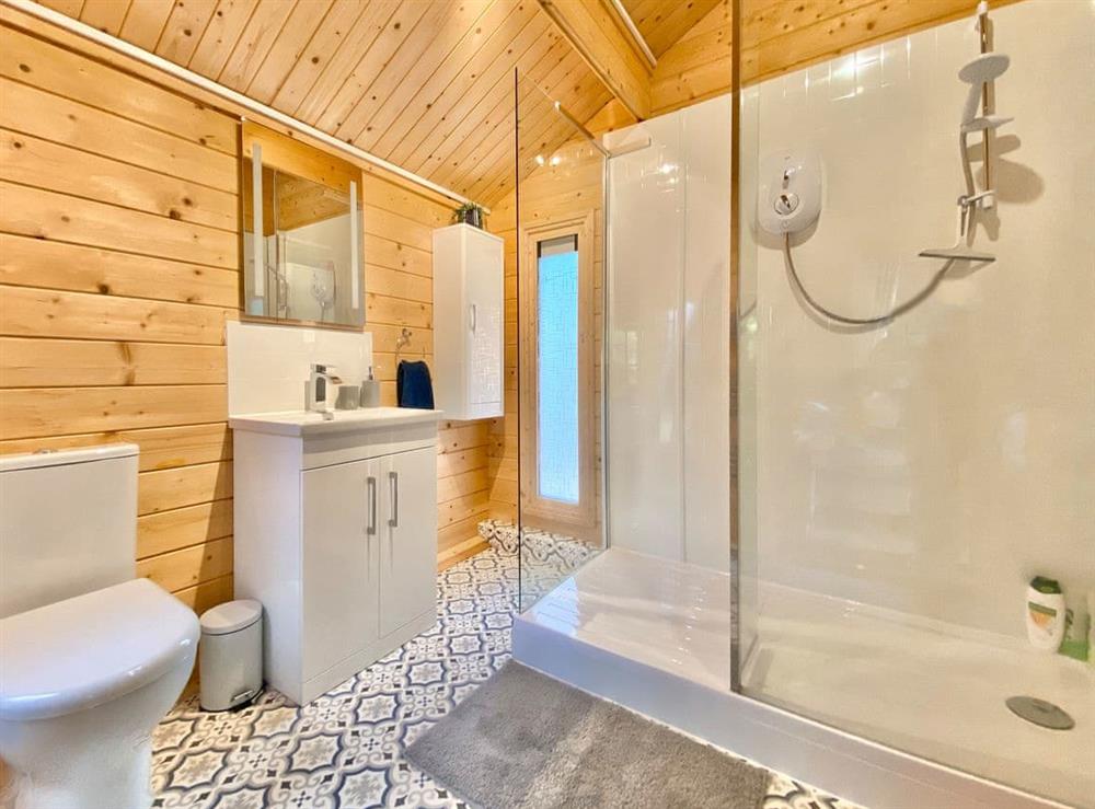 Shower room at The Cabin in Trowbridge, Wiltshire