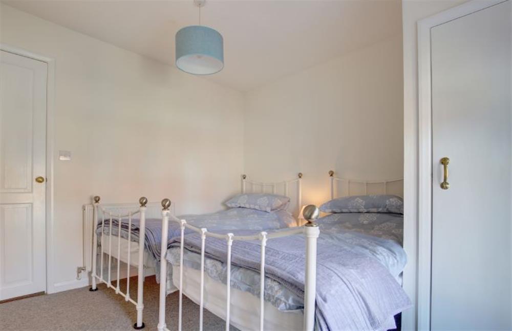 First floor: Second twin bedroom at The Cabin, Wells-next-the-Sea