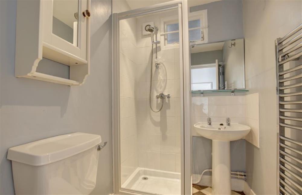 Ground floor: Shower room at The Cabin, Wells-next-the-Sea