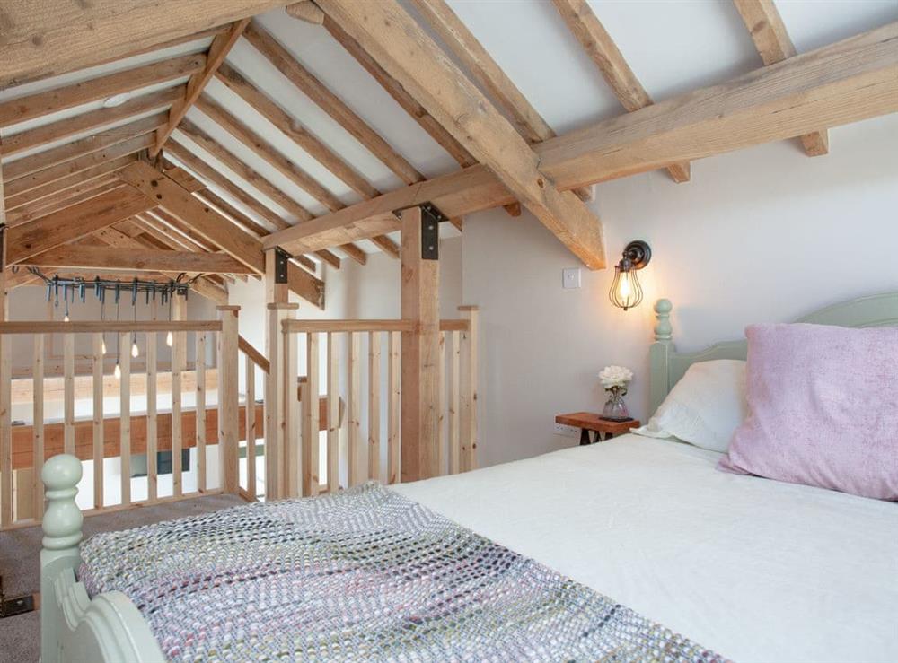 Double bedroom at The Calving Barn in Bratton Fleming, Devon