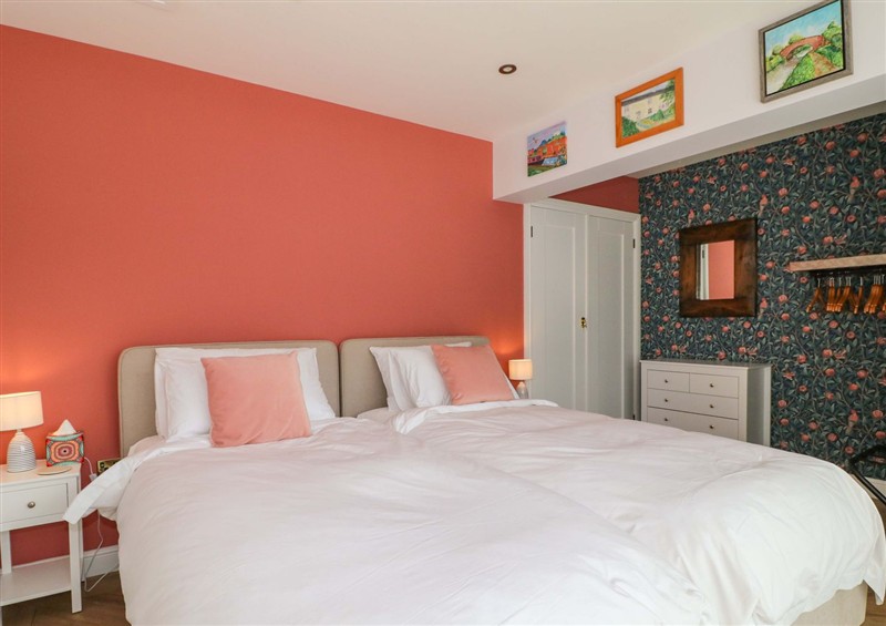 One of the bedrooms at The Canalside Cottage, Shardlow near Castle Donington