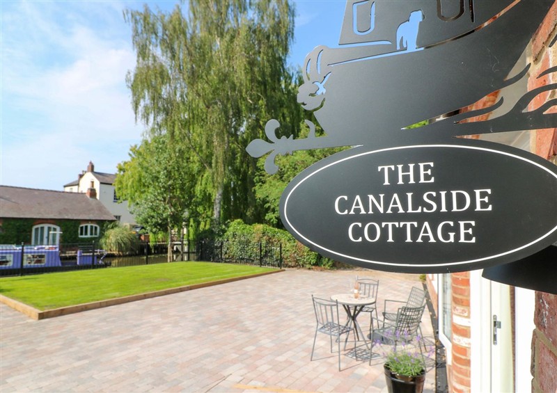 Outside The Canalside Cottage at The Canalside Cottage, Shardlow near Castle Donington