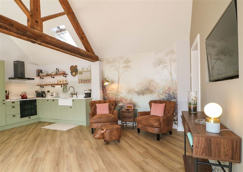 The living room at The Canalside Cottage, Shardlow near Castle Donington