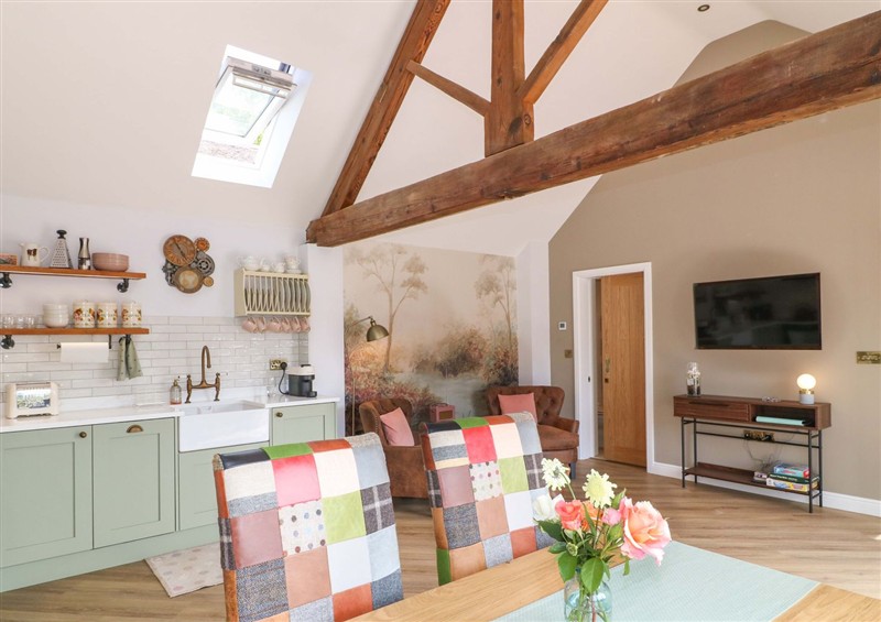 This is the kitchen at The Canalside Cottage, Shardlow near Castle Donington
