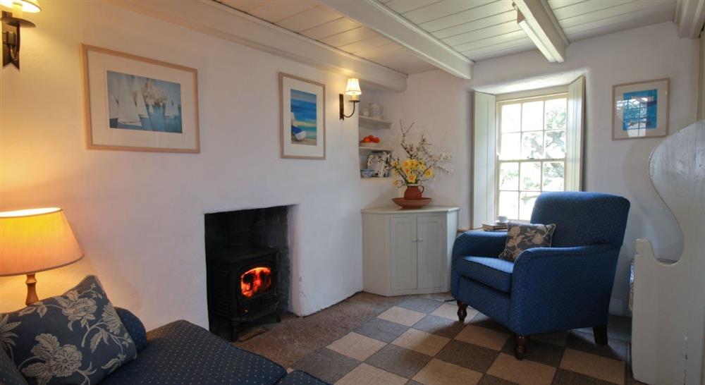 The sitting room at The Canyack in Penzance, Cornwall