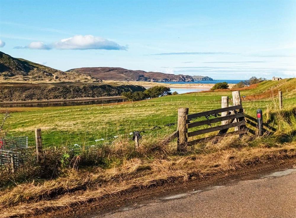 View at The Captains in Bettyhill, Caithness