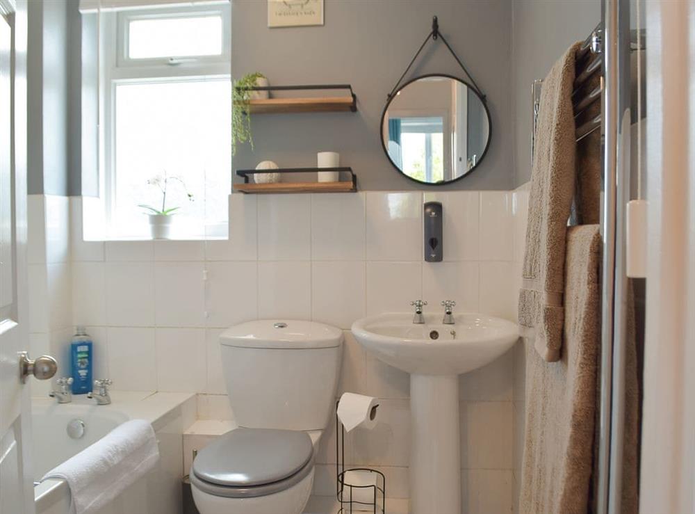 Bathroom at The Captains Hideaway in Sageston, near Tenby, Pembrokeshire, Dyfed