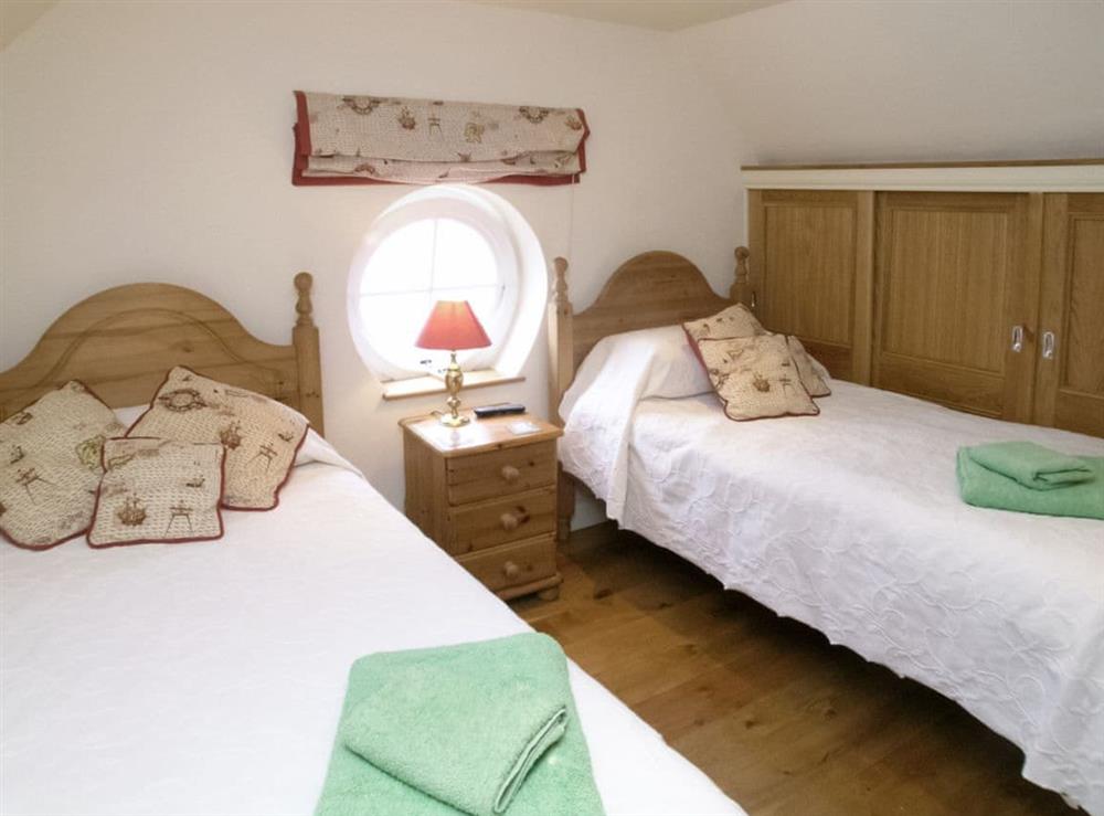Twin bedroom at The Captains House in Instow, Nr Bideford, North Devon., Great Britain