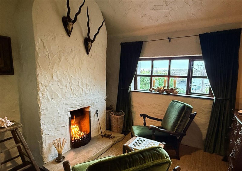 Relax in the living area at The Captains Nest, Bunbeg