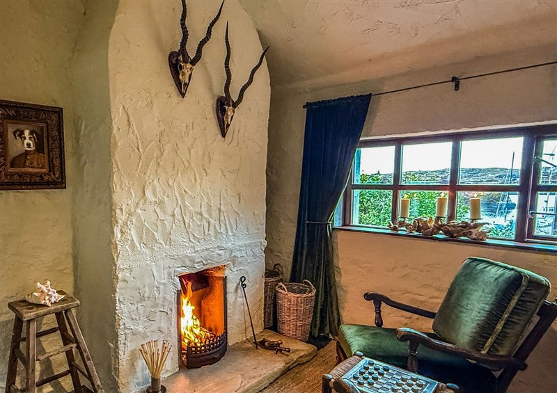 The living area at The Captains Nest, Bunbeg