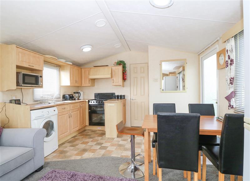 The kitchen at The Caravan @ Llettyr Wennol, Cemaes Bay