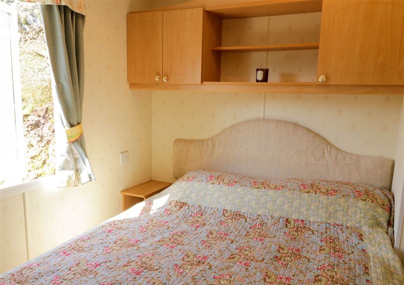 One of the bedrooms at The Caravan@Meenacross, Cranford near Carrigart