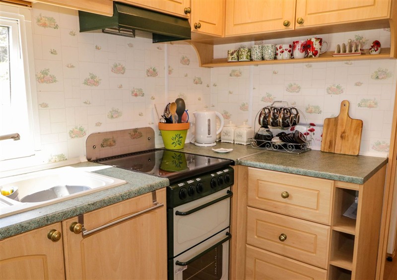 The kitchen at The Caravan@Meenacross, Cranford near Carrigart