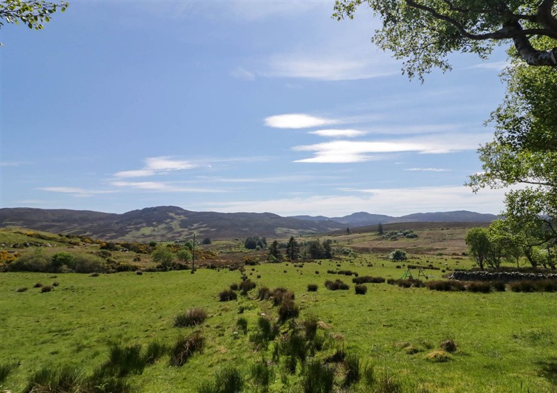 This is the garden at The Caravan@Meenacross, Cranford near Carrigart