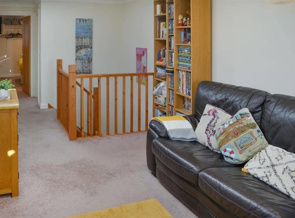 Living area at The Carriage House in Newbiggin by the Sea, Northumberland