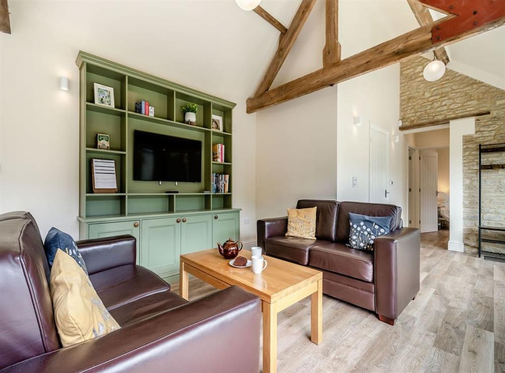 Living area at The Cart House in Cotswolds, GloucestershireGloucestershire, England