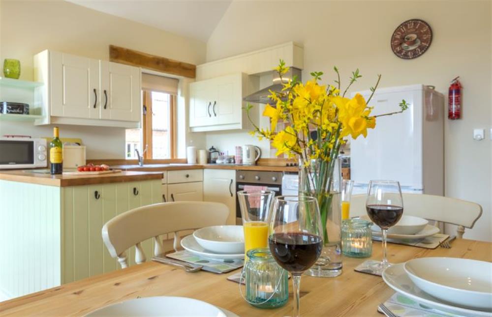 Ground Floor: A lovely dining kitchen at The Cart Lodge, Great Massingham near Kings Lynn