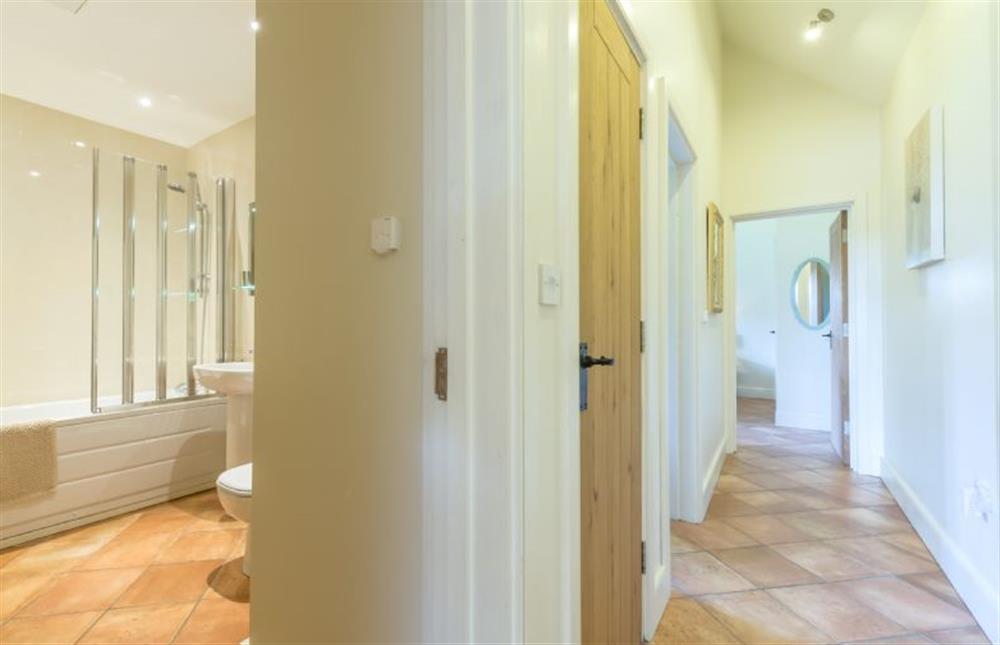 Ground Floor: Corridor to the bedrooms at The Cart Lodge, Great Massingham near Kings Lynn