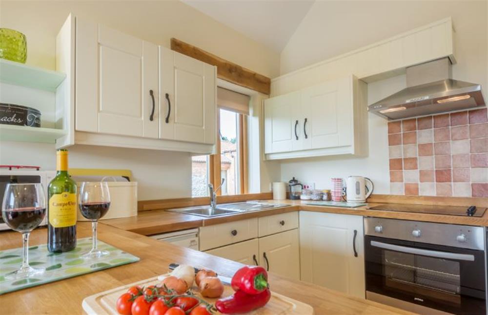 Ground Floor: Kitchen with range cooker at The Cart Lodge, Great Massingham near Kings Lynn