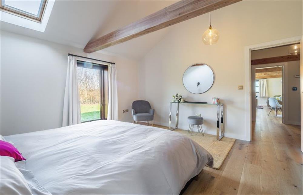 Bedroom one at The Cart Lodge, Thornham Magna