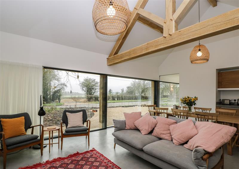 The living area at The Cart Shed, High Cogges near Witney